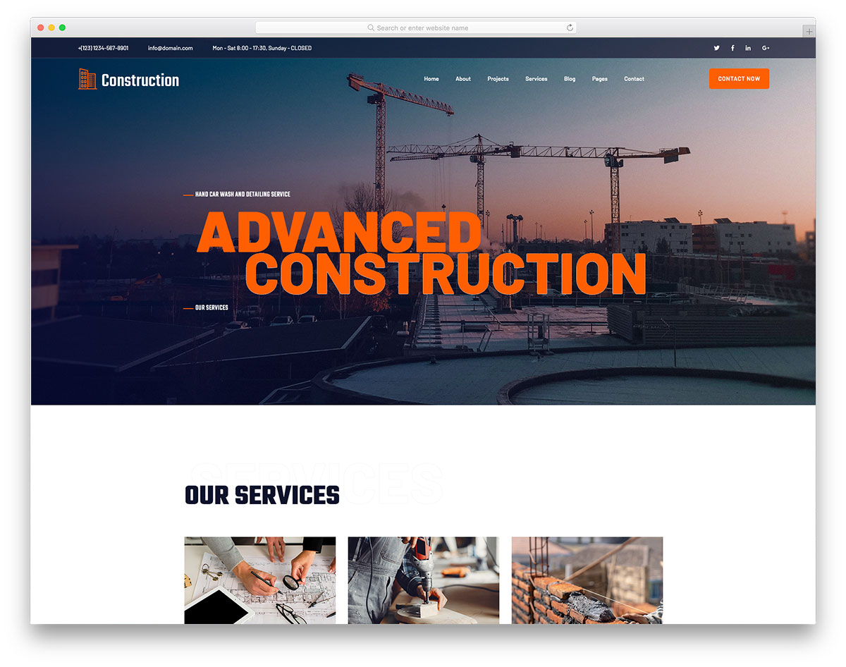 Construction Management System screenshot
